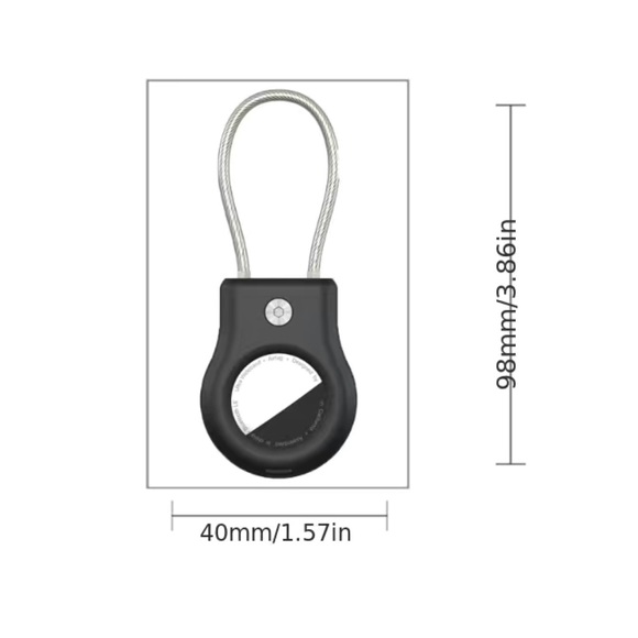 3/$20 Secure Apple Air Tag Case Keychain - Picture 6 of 10